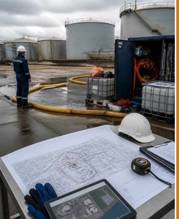 Разработка плана ликвидации разливов нефти в Фурманове